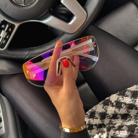 Carrera Pink Wrap Sunglasses main image 5